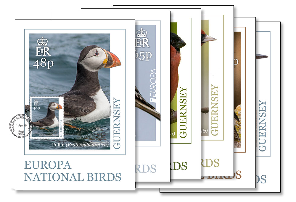 Maxi Europa Birds Postcards Set of 6